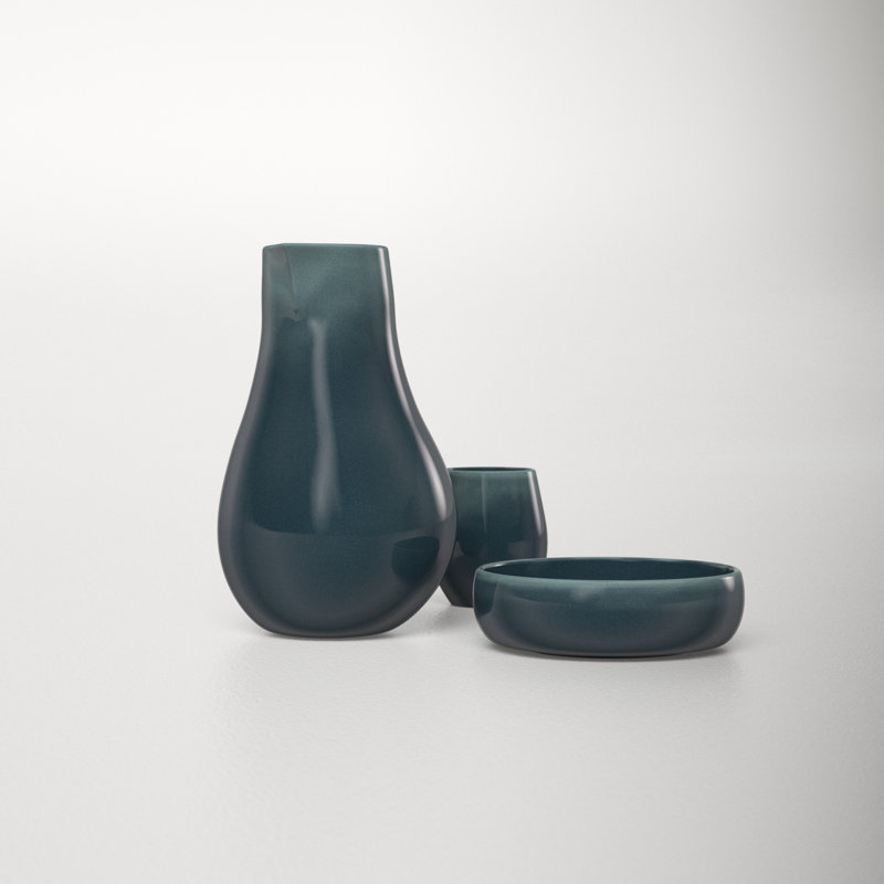 Borgen 72oz. Stoneware Pitcher, Adriatic