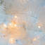 Arbre de Noël artificiel blanc neige 3 pi avec lumières claires