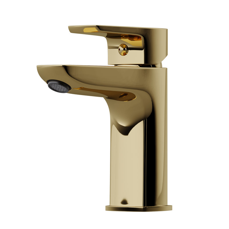 Single-handle Bathroom Faucet, Gold