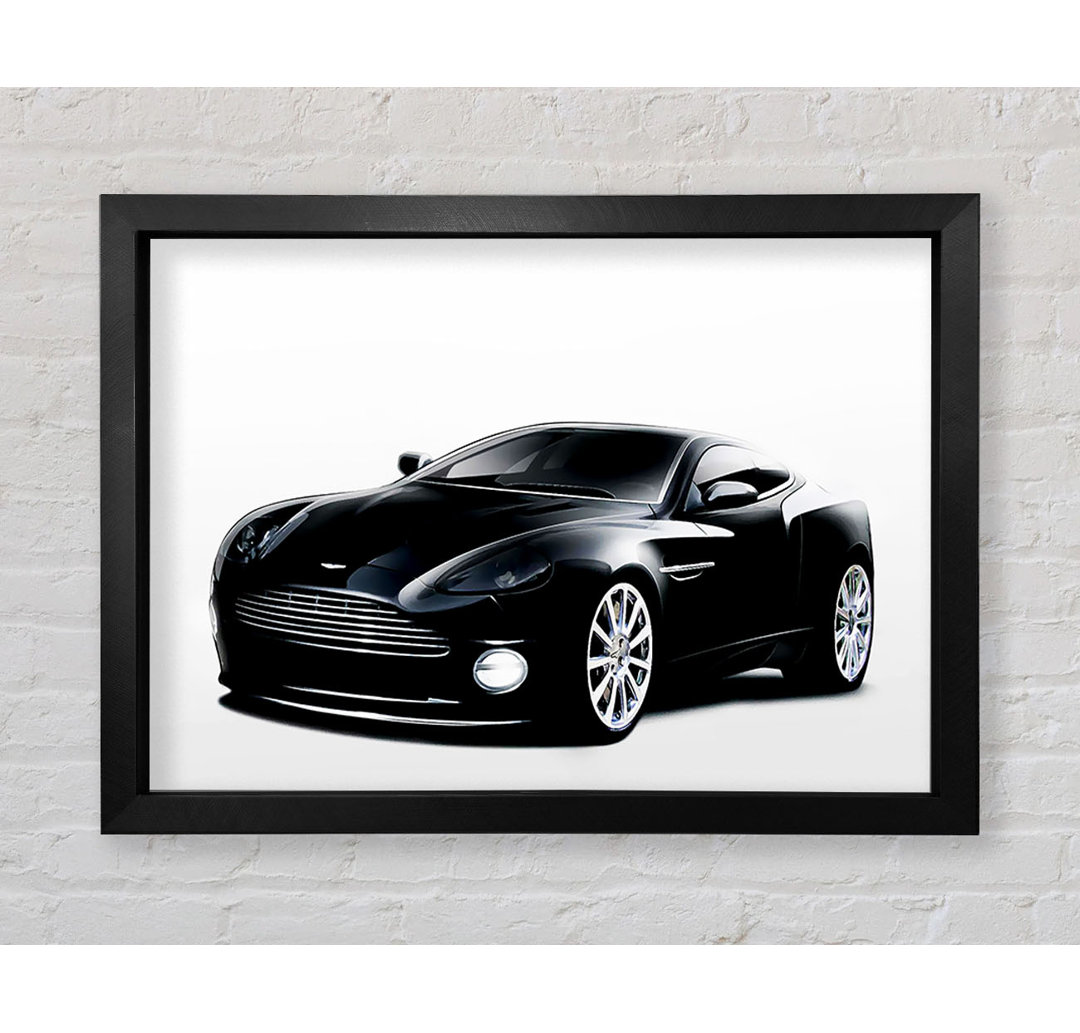 Aston Martin DB9 Schwarz und - Druck