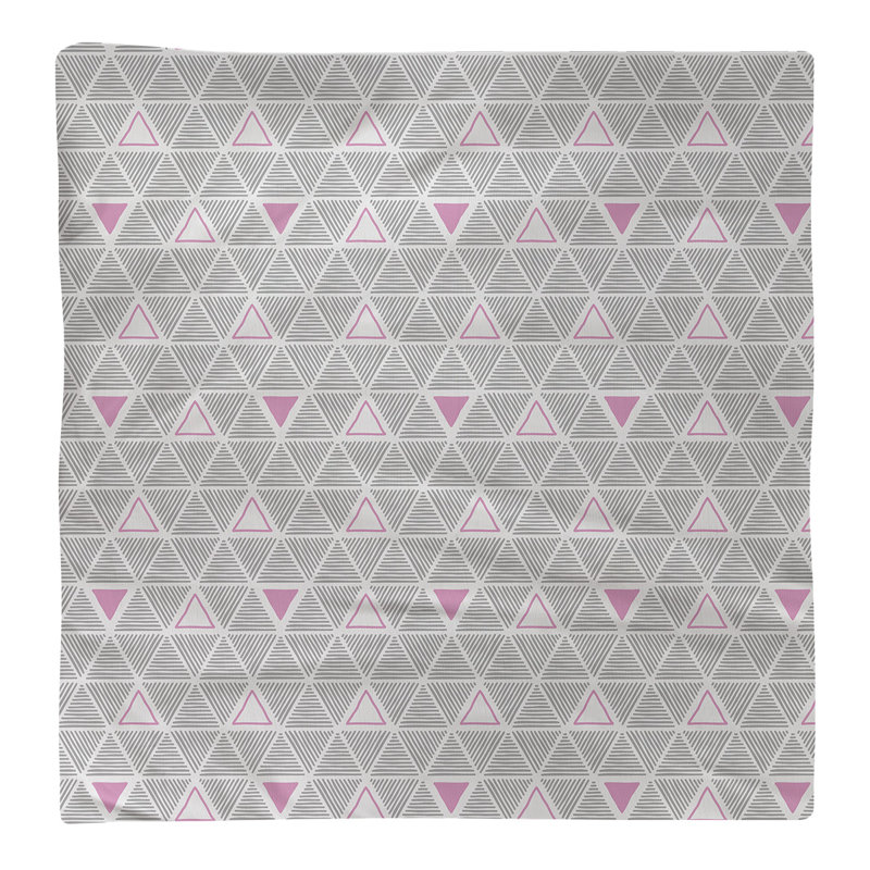 Jordao Cotton Abstract Square Napkin, Pink Accent, 0.1" H x 22" W x 22" D