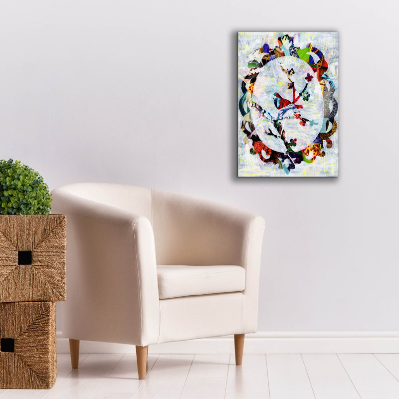 «Regal Bird» par Artpoptart, art mural sur toile, H 26 po x l 18 po x P 0,75 po
