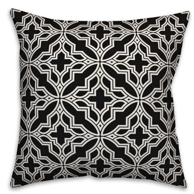  Geo Quatrefoil Pillow Cover & Insert
