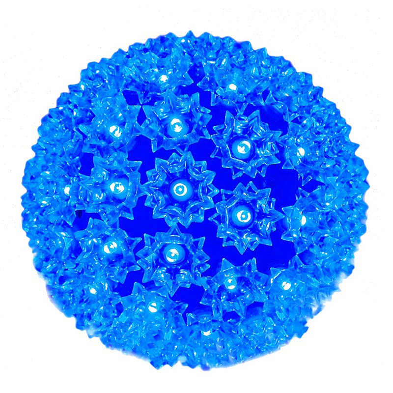 LED Globe Lantern, Blue