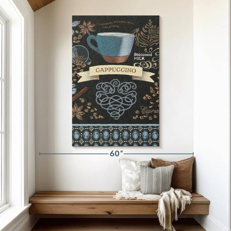 Yarlin Cappuccino Time, 51" H x 34" W