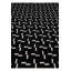 Tapis noir Isidore