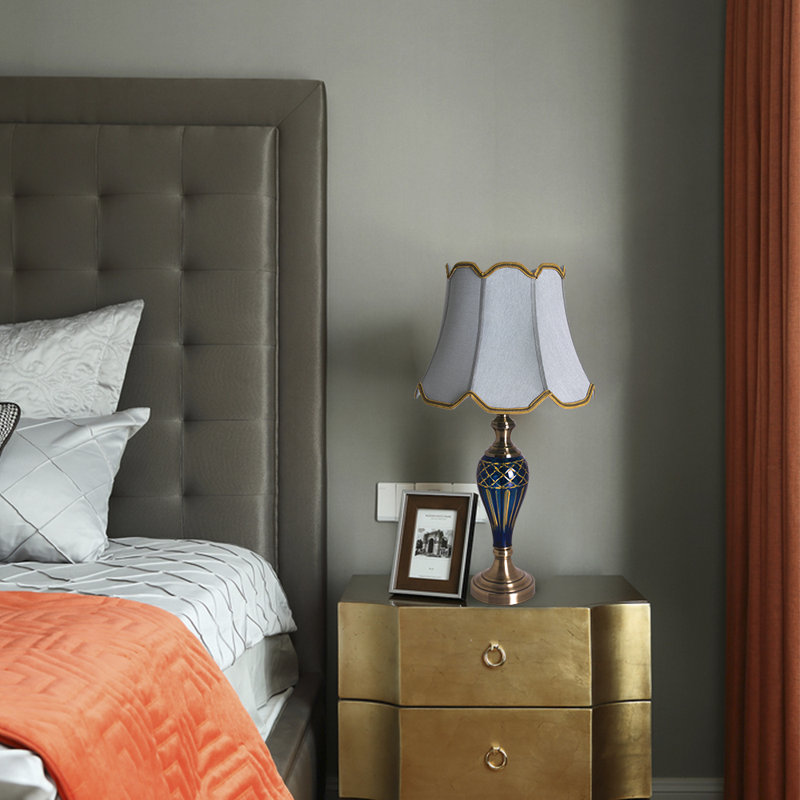 Table Lamp, Blue