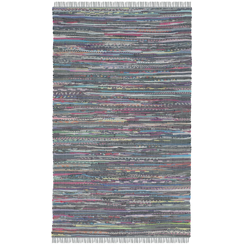 Burgos Rug Hand Woven Cotton Rug, Rectangle 3' x 5'
