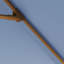 Parasol en teck 11 pi-4719649