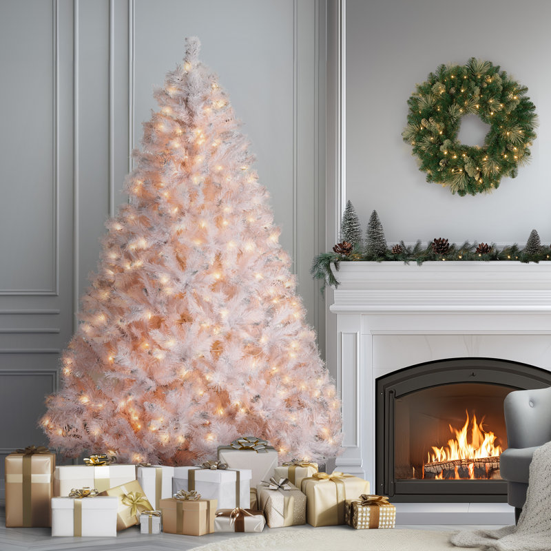 Winchester White 6.5' Fir Artificial Christmas Tree, 7'