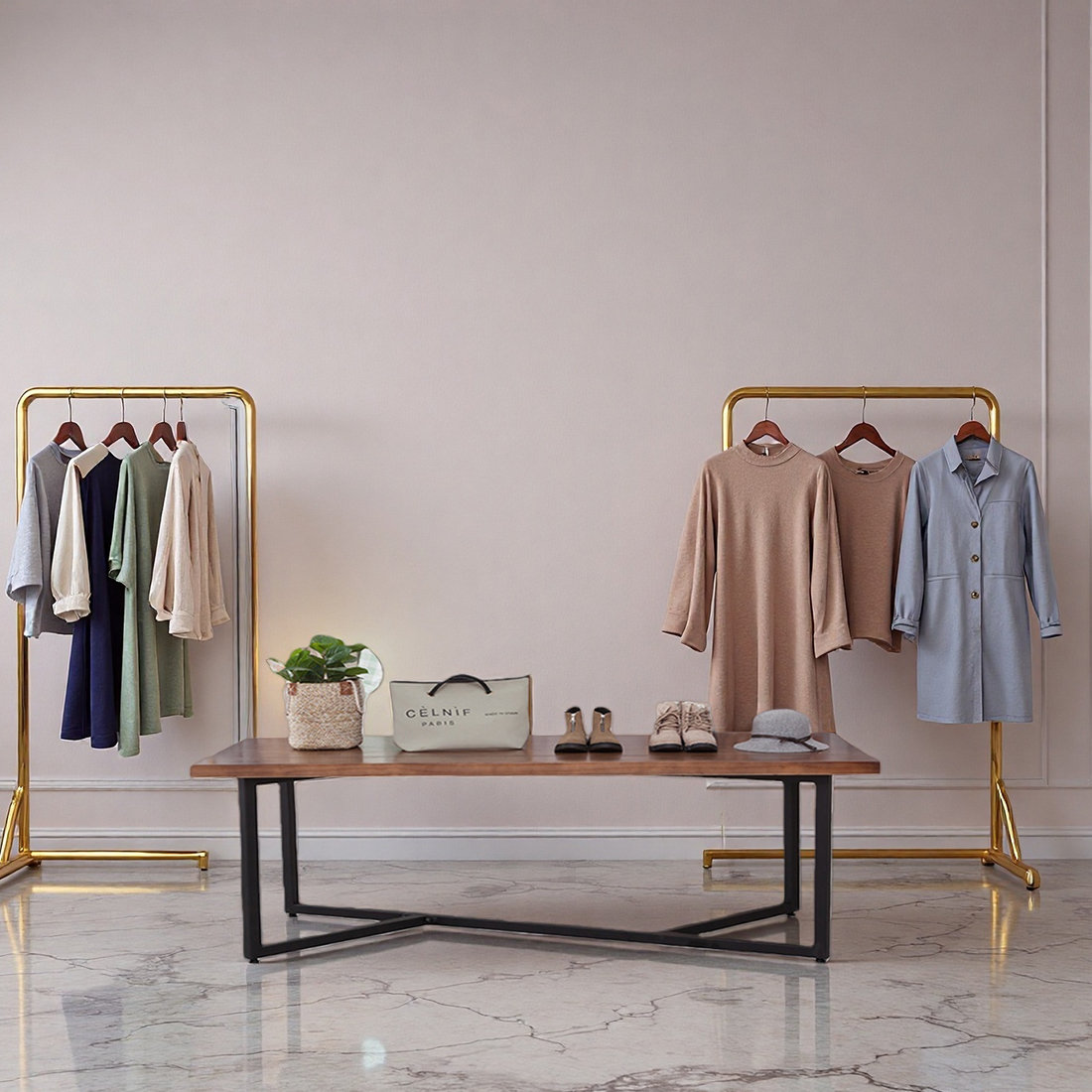 Orren Ellis Simple display table of clothing store - Wayfair Canada