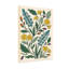 Plantes et fleurs avec motif floral jaune et bleu-2143740855