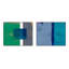 Bold In Blue Set Of 2 Print by Andrea Stokes-450386948-450386972