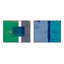 Bold In Blue Set Of 2 Print by Andrea Stokes-450386971-450386948