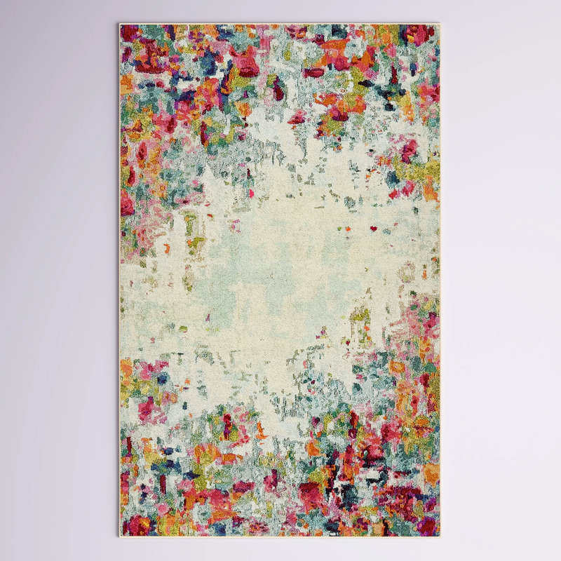 Tapis crème Cariel, Rectangle 8 pi x 10 pi