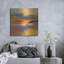 Art mural en métal luxueux «Blazing» par Patrick Dennis, 36 po x 36 po-1650438222