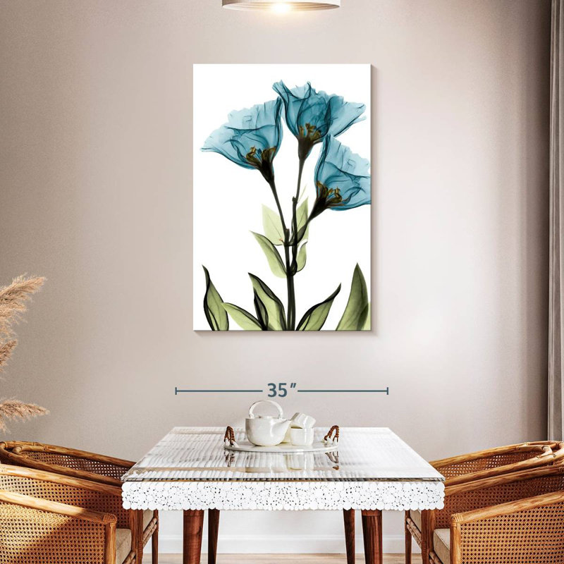 Harnek Gentian, 45" H x 30" W