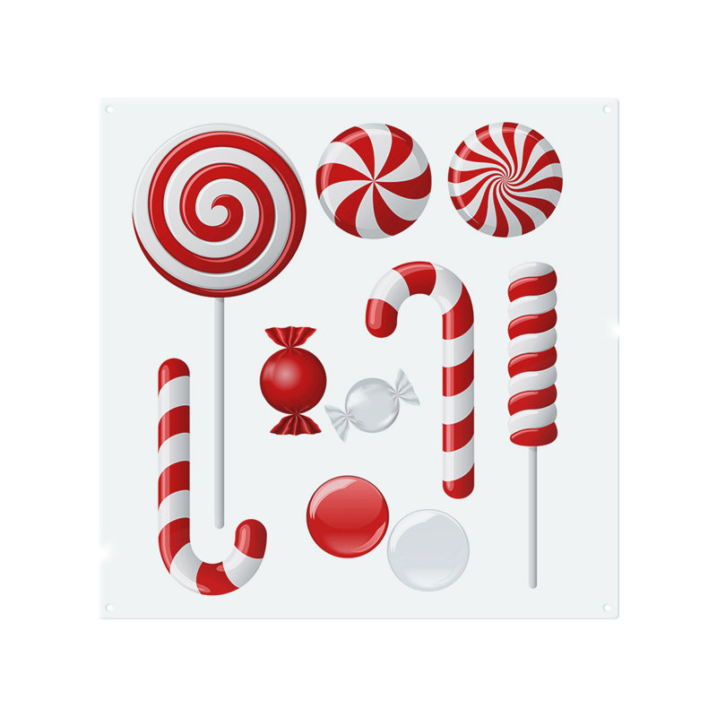 Different Candies Dining Splash Back, 70cm L x 50cm W