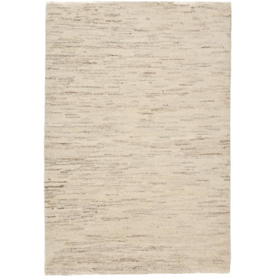 Hand Knotted Wool Beige Indoor Rug
