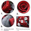«Red Gray Rose Eernal Beauty» sur toile, reproduction de 3 pièces-824312004
