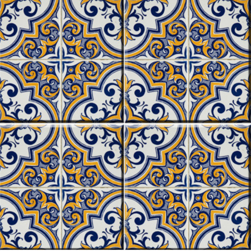 Carreau de mosaïque auto-adhésif en vinyle 6 po x 6 po