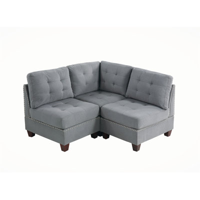 Canapé modulaire 3 pièces Glendel