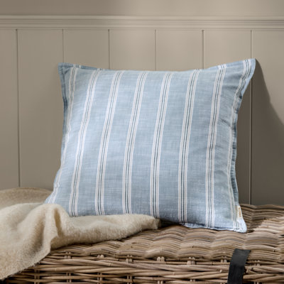 Asijah Striped Square Throw Pillow Cover