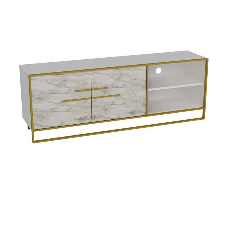 Oriyah 63" TV Stand for TVs up to 75", White