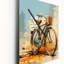 Horloge murale vélo surdimensionnée-99629142