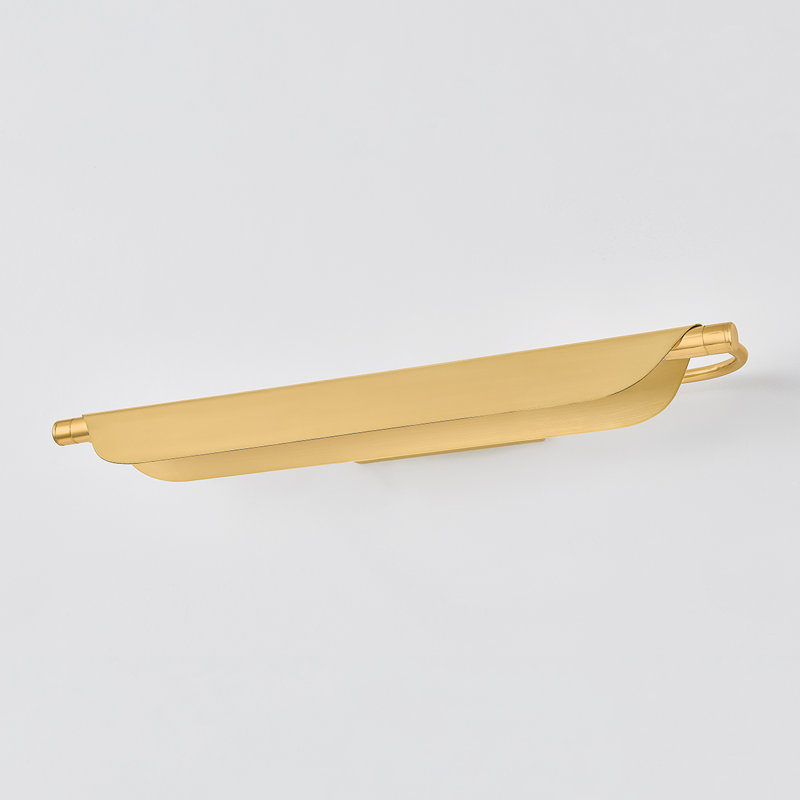 Lampe pour tableau Tinwald en laiton vieilli, 15W, H 3,75 po x l 27 po x P 27 po