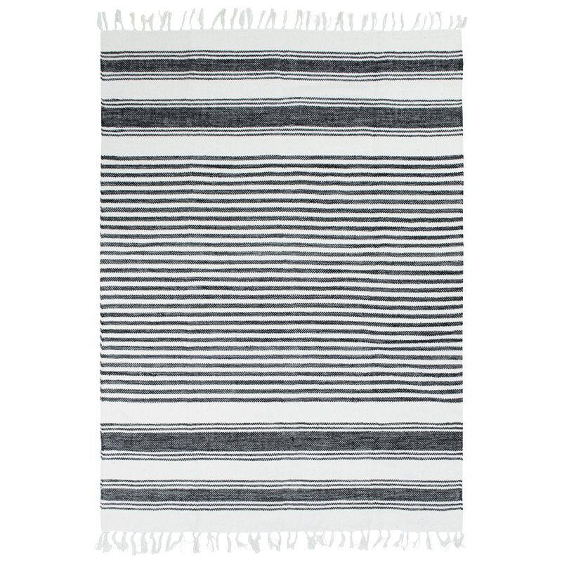 Neomi Striped Hand Woven Area Rug, Rectangle 190 x 290cm