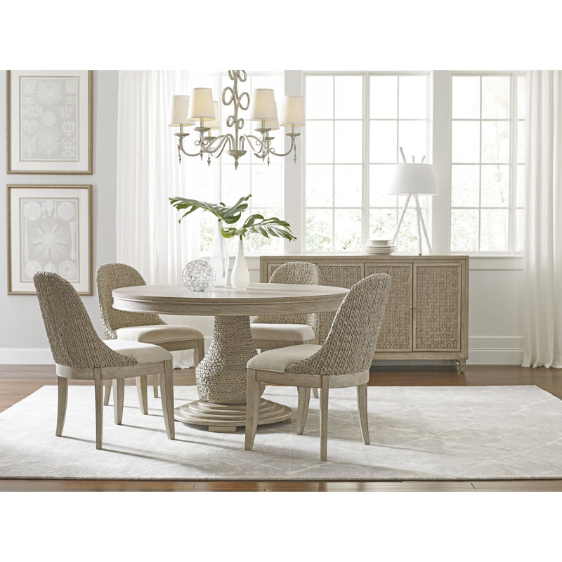 Chinita Upholstered Side Chair in Oyster