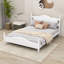 Base de lit plateforme en bois, lit plateforme de style rétro avec support en lattes de bois-1397802133-1397802219