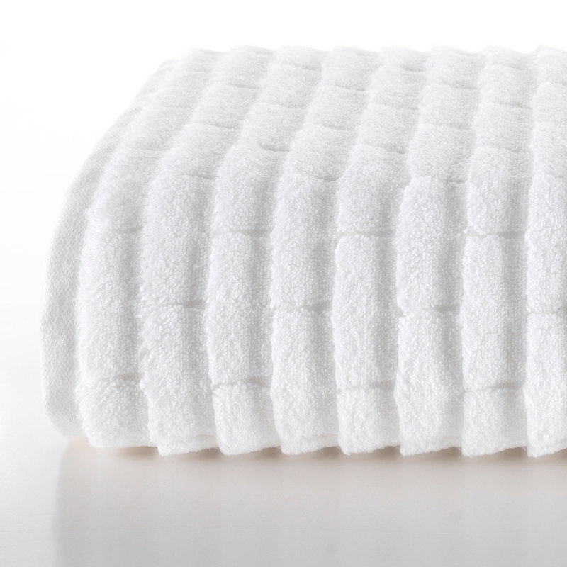 Drap de bain 1 pièce Subway Tile, Blanc
