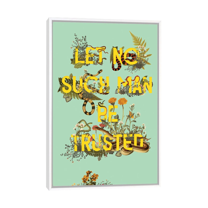 Let No Such Man by Heather Landis - Print on Canvas, White Framed, 66.04 cm H x 45.72 cm W