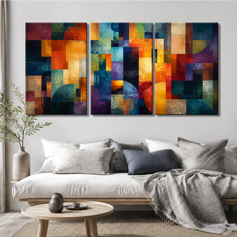 Impression sur toile 3 panneaux, 16 * 24 pouces * 3