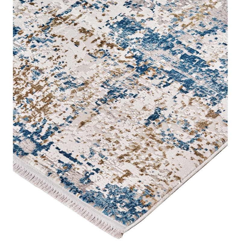 Whitten Abstract Indoor Rug, Rectangle 3'1" x 5'