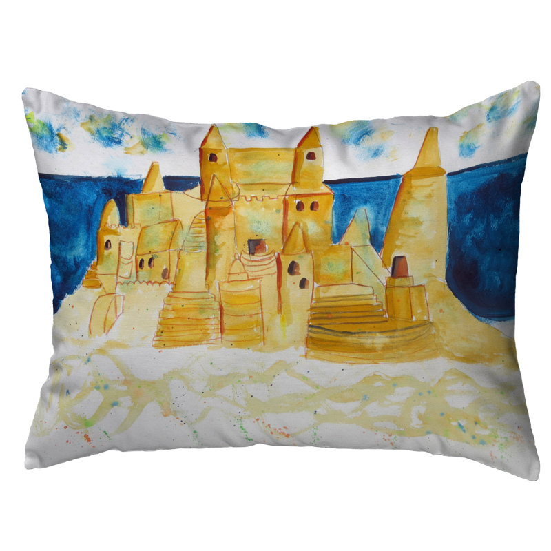 Outdoor Reversible Throw Pillow