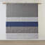 Ensemble d'édredon pour lit très grand à rayures bleues 7 pièces avec coussins décoratifs Jenson-1197324832-1197324833