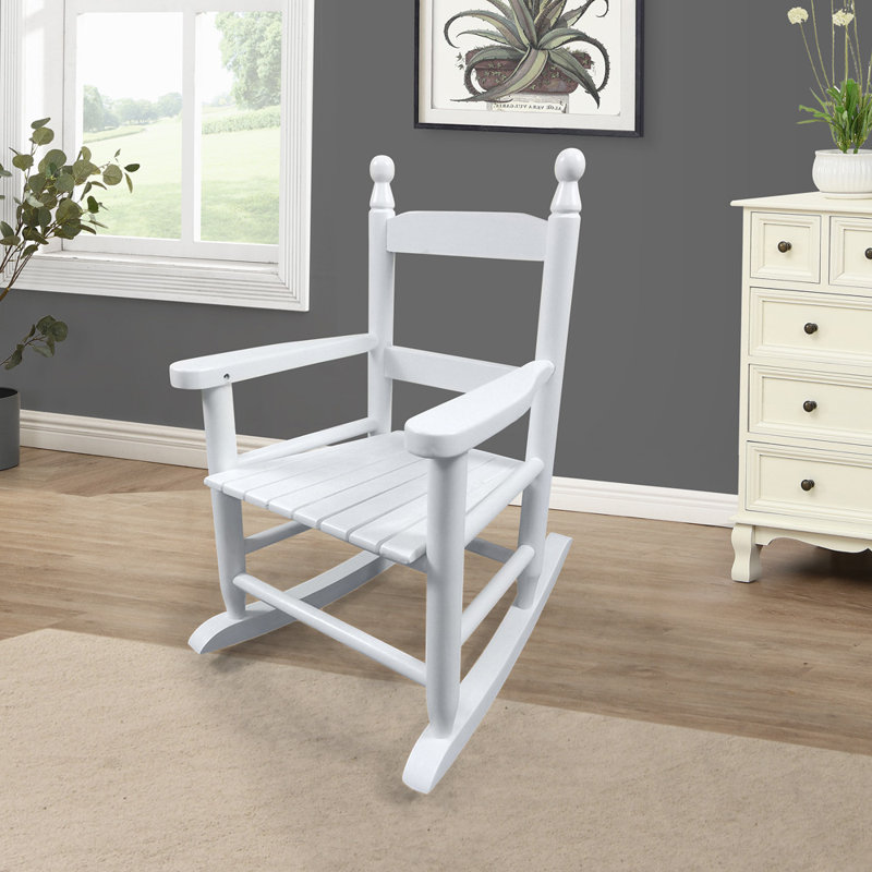 Chaise berçante pour enfants, Blanc
