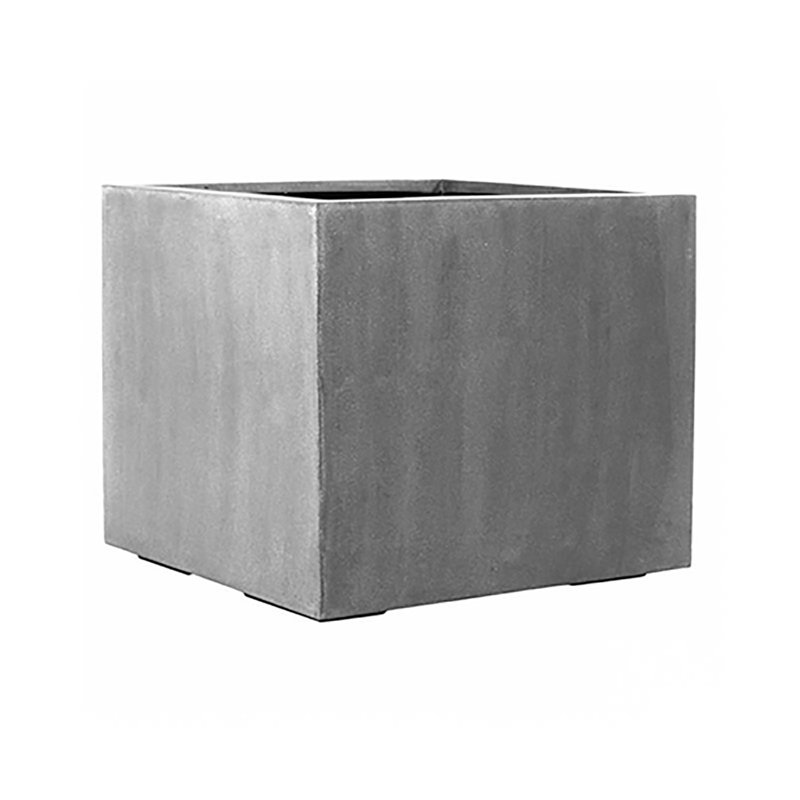 Palatino Handmade Planter Box, 32" H x 35" W x 35" D, Gray
