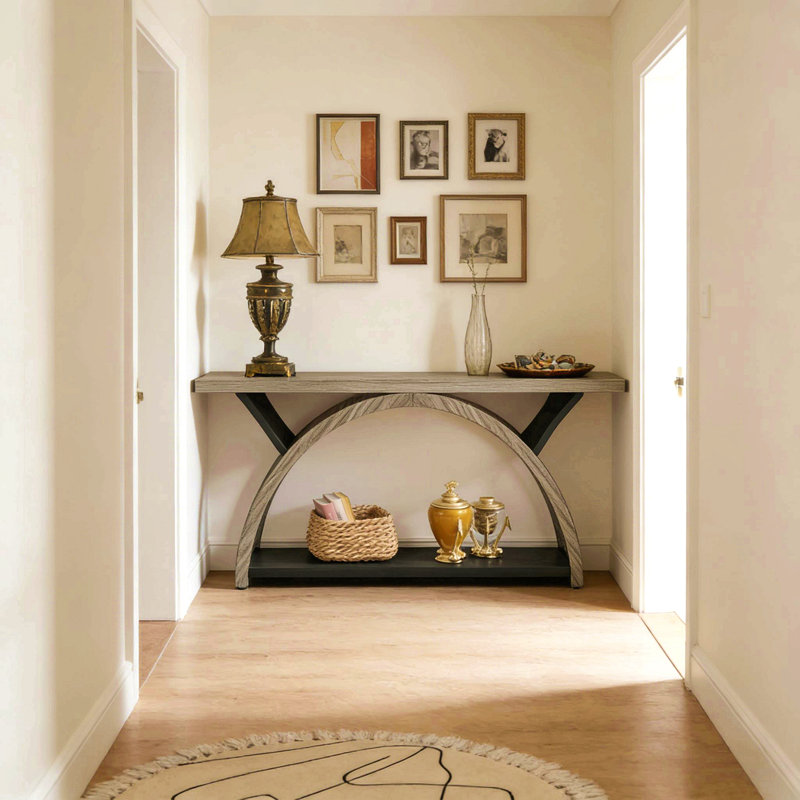 2-Tier Side Table,Entryway Table,Console Table