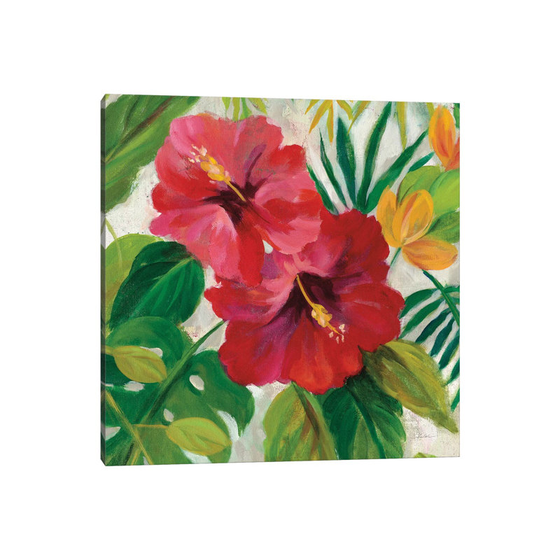Tropical Jewels I, Detail by Silvia Vassileva - Wrapped Canvas Print, 30.48 cm H x 30.48 cm W