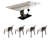 Devoss 4 - Person Pedestal Dining Set-1729685722