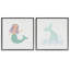 «Ocean Mermaid Splash», ensemble de 2 giclées par Carrie Cantwell-103329978-103329979