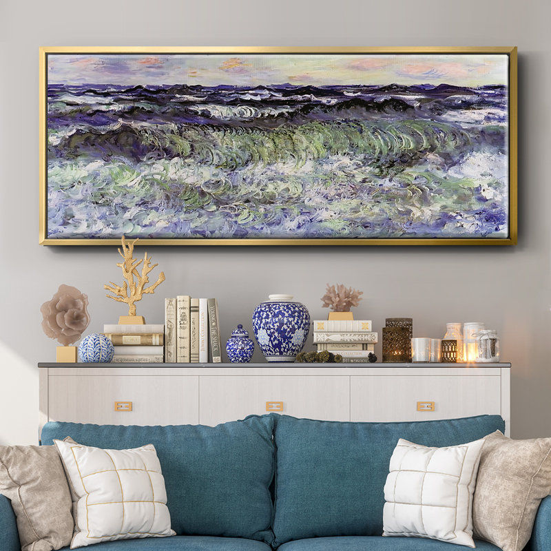Sea Study, 1881- Framed Canvas