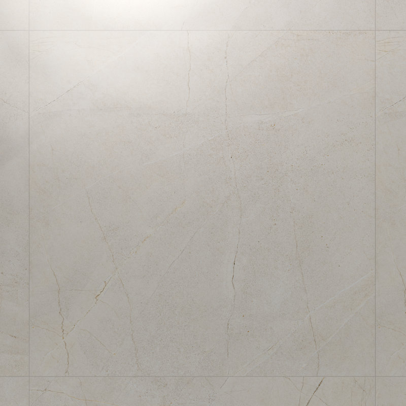 Orien 47,24 po X 47,24 po Carrelage mural et de plancher en porcelaine satinée aspect marbre antique (15,49 pieds carrés / caisse)