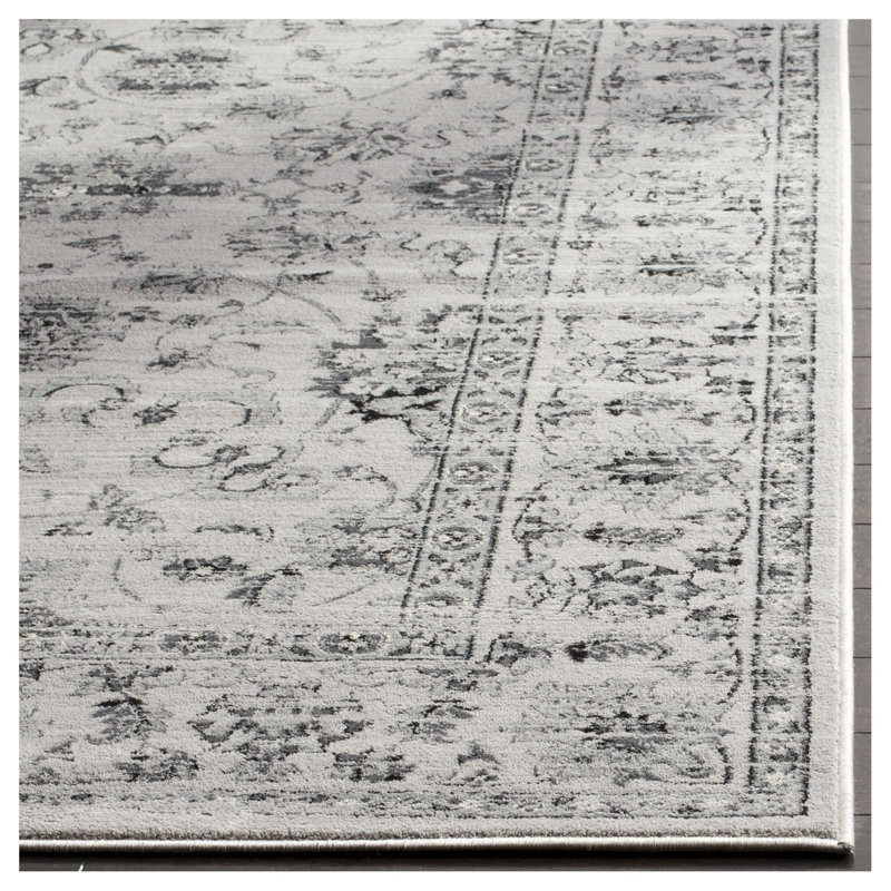 Tapis performance oriental rétro Lyniya, Rectangle 5 pi 1 po x 7 pi 7 po