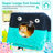 Monster Cat Tree Blue & Purple