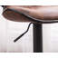 Ensemble de 2 tabourets de bar Upholstery Airlift-1890391874